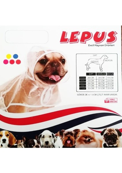 Turuncu Şeritli Köpek Yağmurluğu Xlarge, Şık ve Su Geçirmez Giyim Ürünü