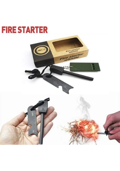 Survive Magnezyum Çubuğu Ateş Başlatıcı Çakmak Taşı ( Lisinya ) modelleri