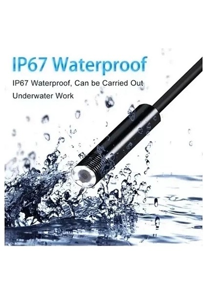 Vtn-02 Endoskop Yılan Video Kamera LED Li 2 Metre 7 mm Sert Kablo Su Geçirmez ( Lisinya ) modelleri