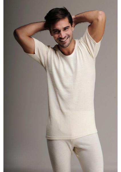 Erkek %100 Yün Kısa Kol Fanila - Uzun Don Içlik Set 1000E/1001E - 1 Set fiyatları