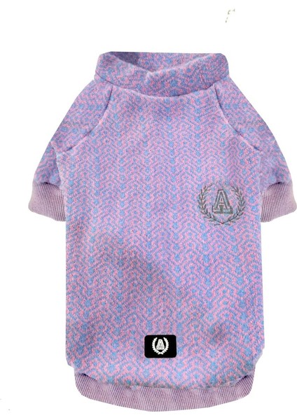 Mor Küçük Köpek Kazağı, Rahat ve Şık Tasarım ile Sevimli Görünüm Sağlar.