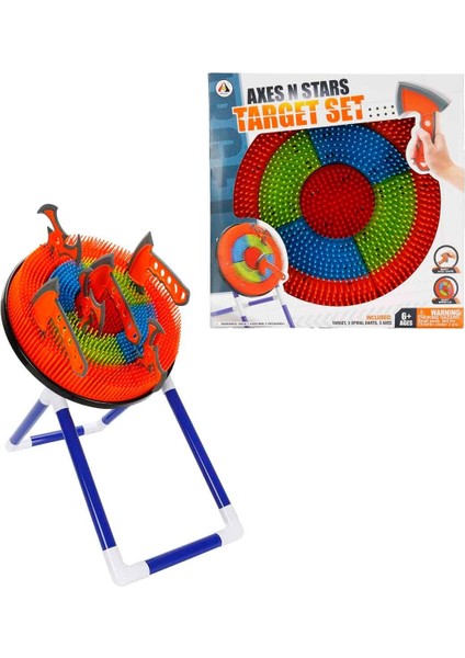 11912 Sun-Aoj-Dart Target Set Axes N Stars Ayaklı