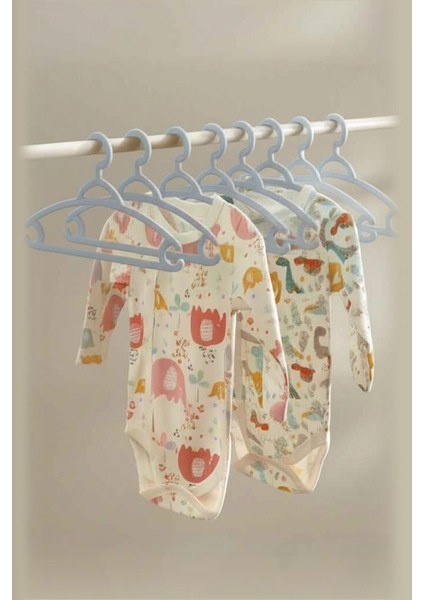 6 Lı Bebek Askısı & Bebek Gardırop Askısı Gri Set fiyatları