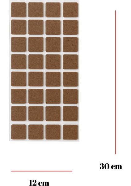 32 Li Yapışkanlı Mobilya Masa Sandalye Parke Zemin Ayak Koruyucu Kaydırmaz Keçe fiyatları