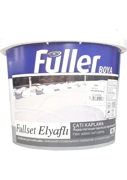 Füller Fullset Elyaflı Çatı Kaplama 15 Litre Beyaz