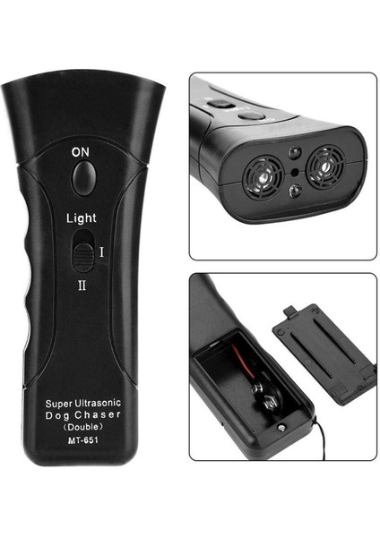 Ultrasonik Köpek Kovucu Cihazı, 20 Metreye Kadar Etkili ve Güvenli Kullanım Sağlar.