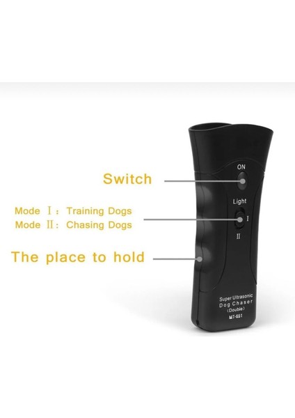 Ultrasonik Köpek Kovucu Cihazı, 20 Metreye Kadar Etkili ve Güvenli Kullanım Sağlar. indirimleri