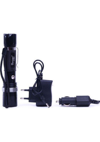 Zoomlu Şarjlı El Feneri En Uygun Fiyata WT-038 modelleri