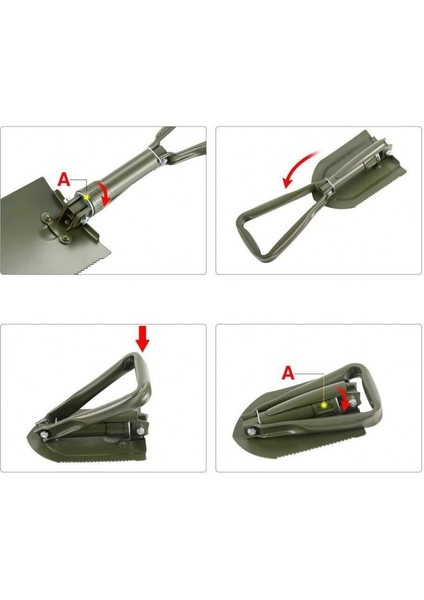 Profesyonel Portatif Katlanabilir Kürek ( Orta Boy 59 cm ) fiyatları