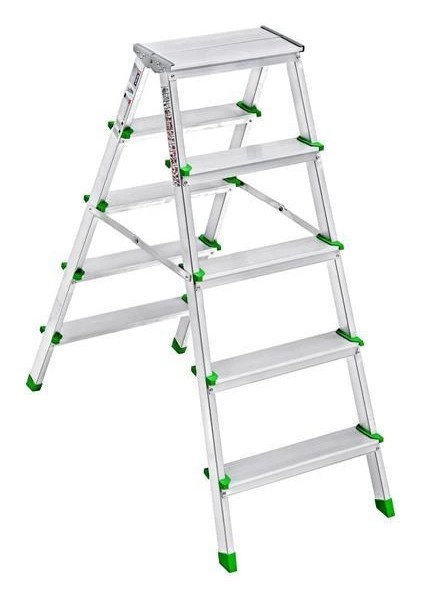 Bfs Sm Saraylı 5+5 Çift Taraflı Alüminyum Merdiven