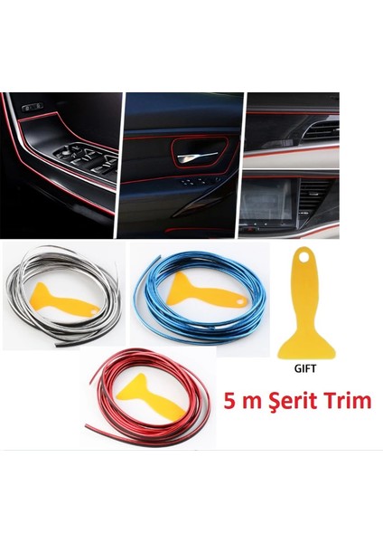 Bfs Araba Dekorasyon Şeridi 5 Metre Trim Şeridi