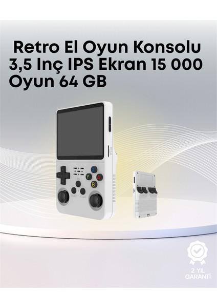 R36S 64 GB Retro El Konsolu – Gelişmiş Donanım ve Özelleştirilebilir Yazılım Yapısı