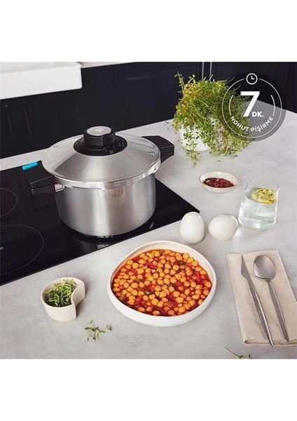 Quick And Safe Indüksiyon Tabanlı Düdüklü Tencere Seti 4+6 Lt fırsatları