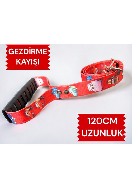 Kırmızı Köpek Göğüs Tasması ve Gezdirme Kayışı Seti, Rahat ve Şık Kullanım modelleri