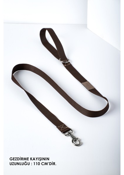 Ayarlanabilir Kahverengi Köpek Tasması, Dayanıklı ve Rahat Gezdirme Kayışı fiyatları