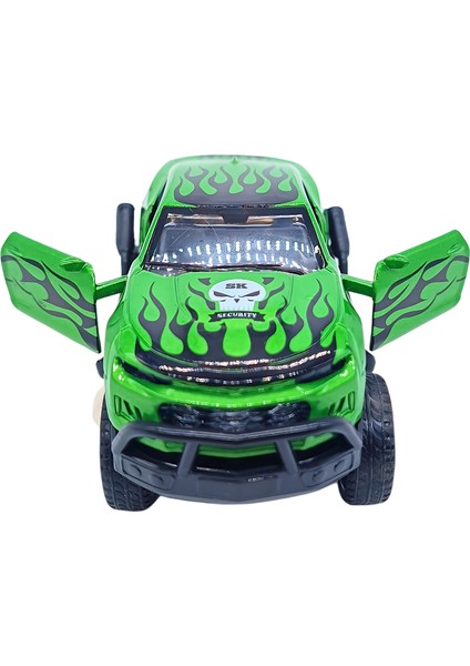 Kapıları Açılabilen Diecast Metal Off-Road Arabası K147A13