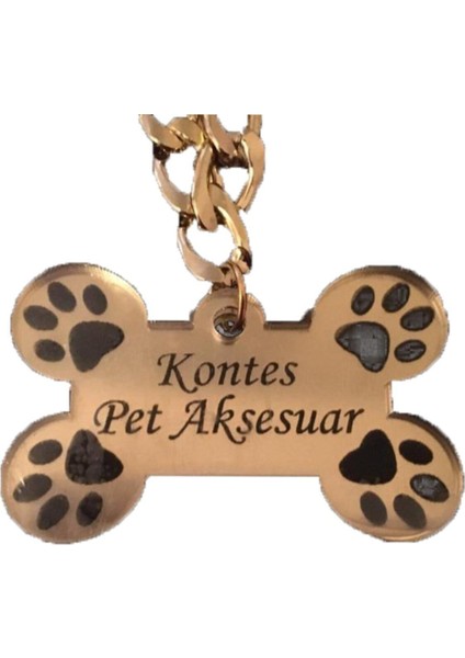 Büyük Irk Köpek Için Siyah Renk Kemik Isimlik ve Zincir modelleri