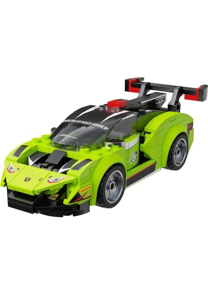 C55052W Cada Yeşil Spor Araba 165 Parça Block Oyuncak