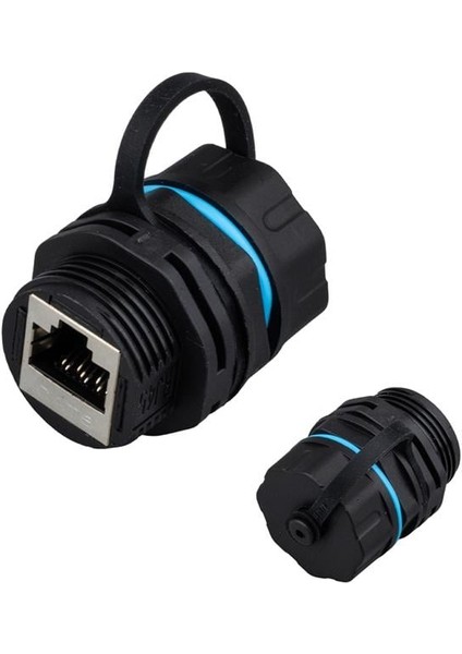 Powermaster PM-24595 Dişi - Dişi IP68 Su Geçirmez RJ45 Konnektör