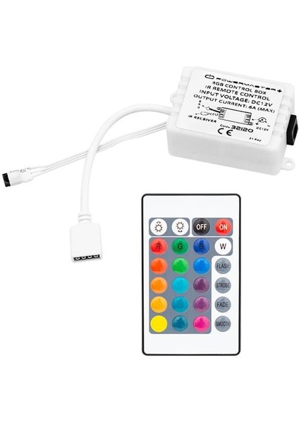 Powermaster PM-32120 24'lü Kumandalı LED Rgb Kontrol Devresi