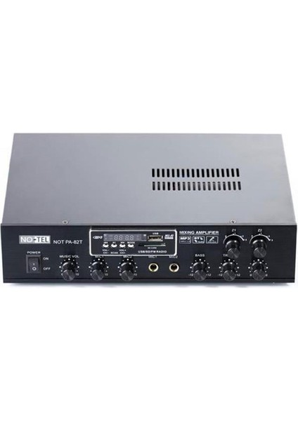 No-Tel NOT-PA82T 2 Bölgeli 80 Watt Hat Trafolu Mixer Anfi