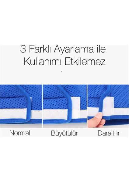 Nefes Alan Mavi Reflektörlü Köpek ve Kedi Vücut Tasması fırsatları