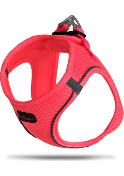 Neon Pembe Köpek Göğüs Tasması, Konforlu ve Şık Tasarım