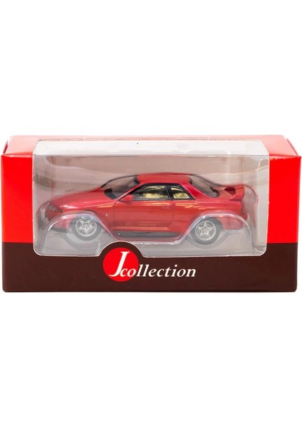 J Collection 1/64 Nissan Skyline Gt-R (BNR32) Red modelleri
