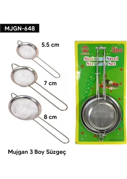 3 Boy Süzgeç Seti fiyatları