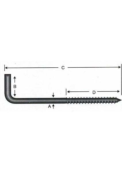 Vidalı Korniş Çivi No:7 - 4X70 - 10 Adet fiyatları