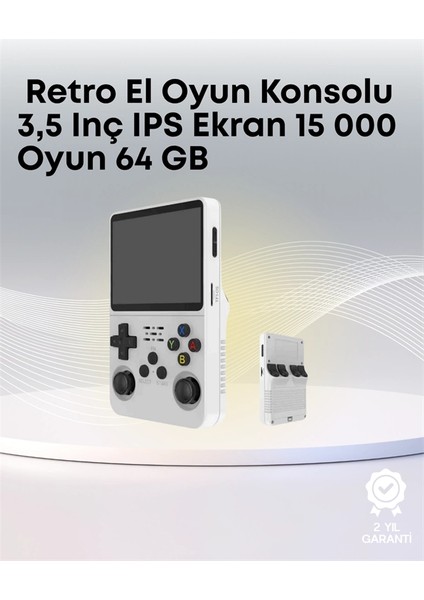 R36S 64 GB Retro El Konsolu – Gelişmiş Donanım ve Özelleştirilebilir Yazılım Yapısı