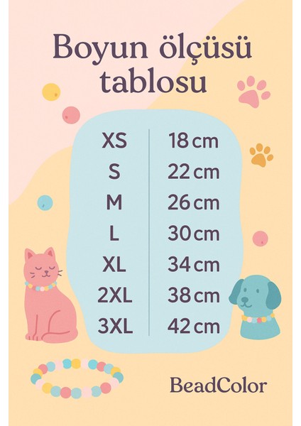 Isimli Incili Köpek ve Kedi Boyun Tasması, Şık ve Rahat Kullanım Sağlar. indirimleri