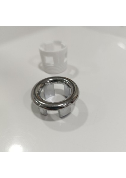 Yeni Standart Lavabo Taşma Halkası Için Dişli Adaptör P (Sadece Plastik Aparattır!!!) modelleri
