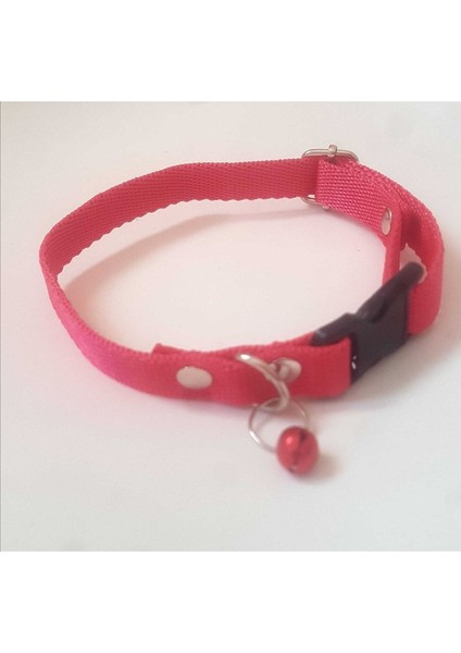 Kedi ve Küçük Irk Köpekler Için Kırmızı Boyun Tasması 27-38CM