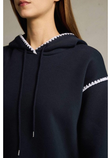 Overshirt Fit Kapüşonlu Sweatshirt indirimleri