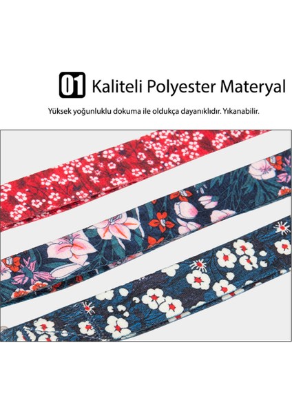 Renkli Çiçek Desenli, Neopren Süngerli, Mavi Köpek Tasması, Konforlu ve Şık Tasarım indirimleri