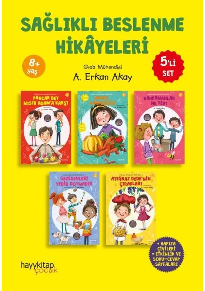 Sağlıklı Beslenme Hikayeleri 5'li Set "30 Hikaye"