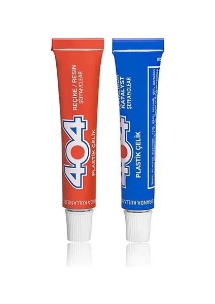 404 Plastik Çelik Kuvvetli Yapıştırıcı 40GR ( Lisinya )