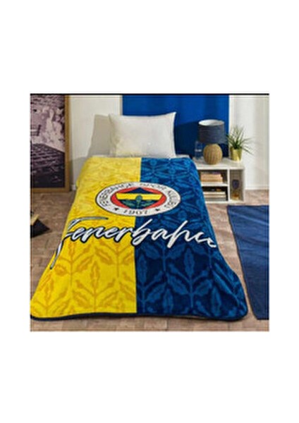 Lisanslı Tek Kişilik Battaniye Fenerbahçe Klasik Logo fiyatları