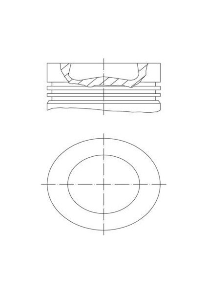 028PI00121000 - Motor Piston Segman Polo-Golf6-Caddy-Jetta-A3-Leon 79.50MM Caya-Cayb-Cayc-Cayd-Cfwa 1.2-1.6 Tdı Std