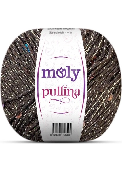 Pullina Simli Pullu Örgü Ipi 1 Adet 50 gr 145 Metre