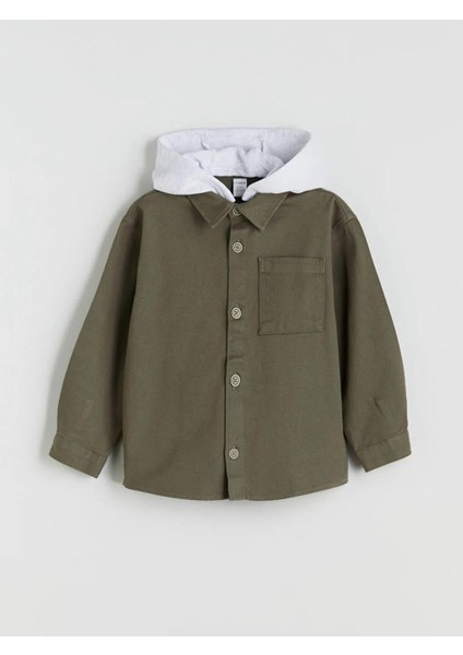 Kapüşonlu Erkek Çocuk Gömlek (W5)