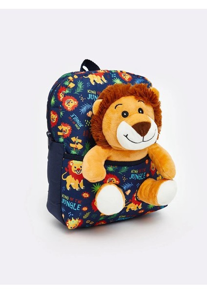 Aslan Figürlü Erkek Çocuk Sırt Çantası (W5) fiyatları