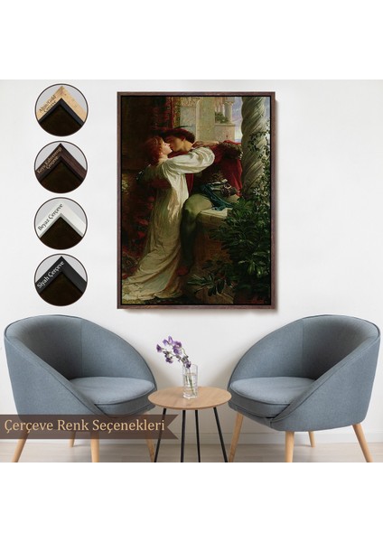 Çerçeveli Romeo ve Juliet Dekoratif Duvar TABLOSU-6312