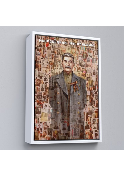 Çerçeveli Joseph Stalin Rusya ve Sovyetler Birliği Sscb TABLO-7731