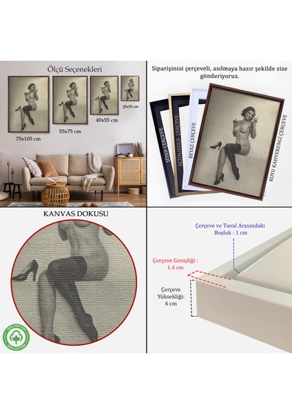 Çerçeveli William Mortensen Tarafından Külkedisi Kanvas TABLO-5261 indirimleri