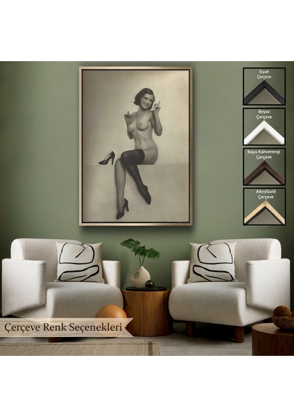 Çerçeveli William Mortensen Tarafından Külkedisi Kanvas TABLO-5261