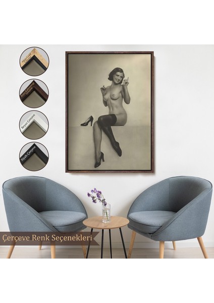 Çerçeveli William Mortensen Tarafından Külkedisi Kanvas TABLO-5261