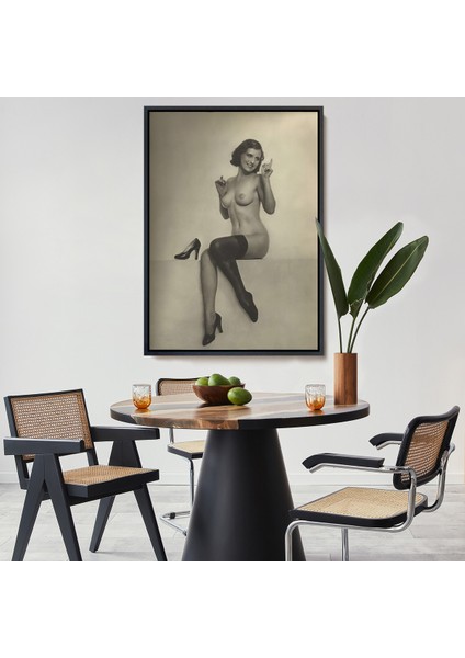 Çerçeveli William Mortensen Tarafından Külkedisi Kanvas TABLO-5261