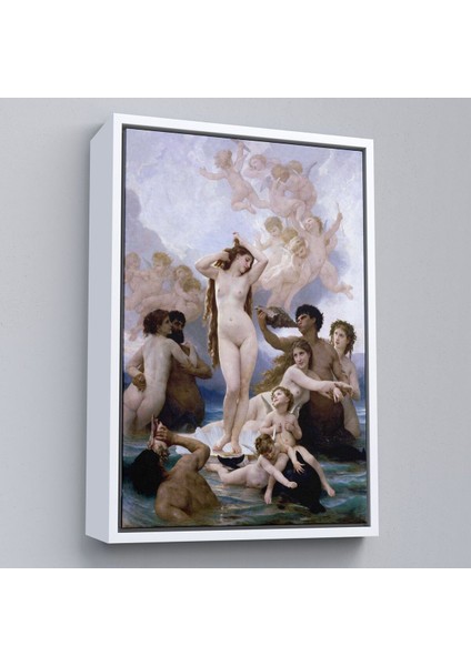 Çerçeveli Venüsün Duğuşu Tablosu - Birth Of Venus William-Adolphe BOUGUEREAU-6474
